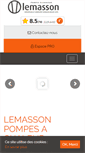 Mobile Screenshot of lemasson.fr